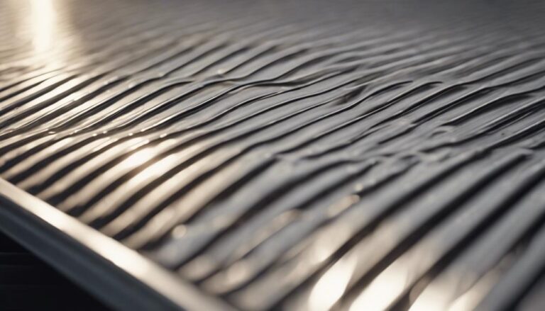 corrugated steel roofing material