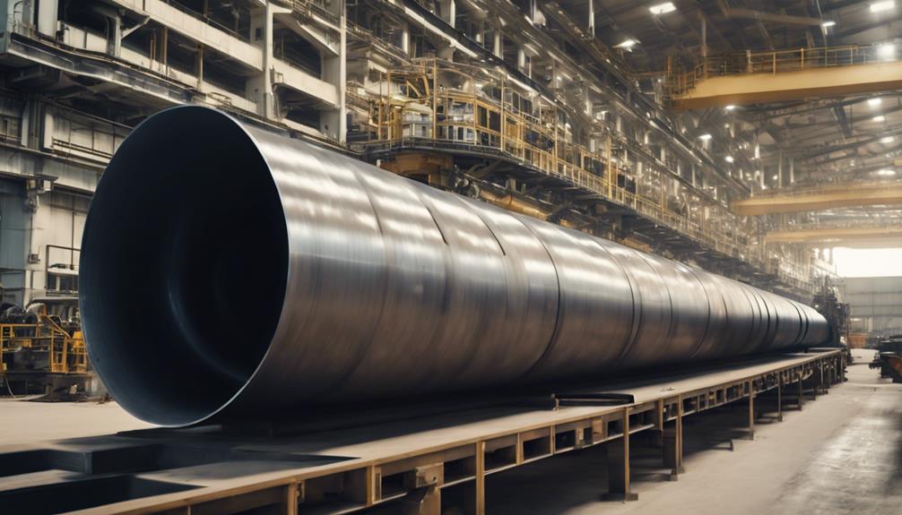 industrial steel pipe production