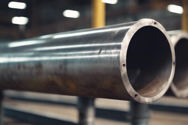 strong cylindrical metal conduit